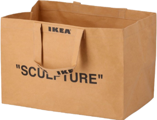 OFF-WHITE X IKEA 'MARKERAD' LARGE BROWN BAG