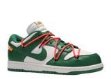 NIKE X OFF-WHITE 'DUNK LOW LTHR/OW' PINE GREEN