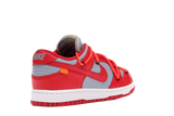 NIKE X OFF-WHITE 'DUNK LOW LTHR/OW' UNIVERSITY RED
